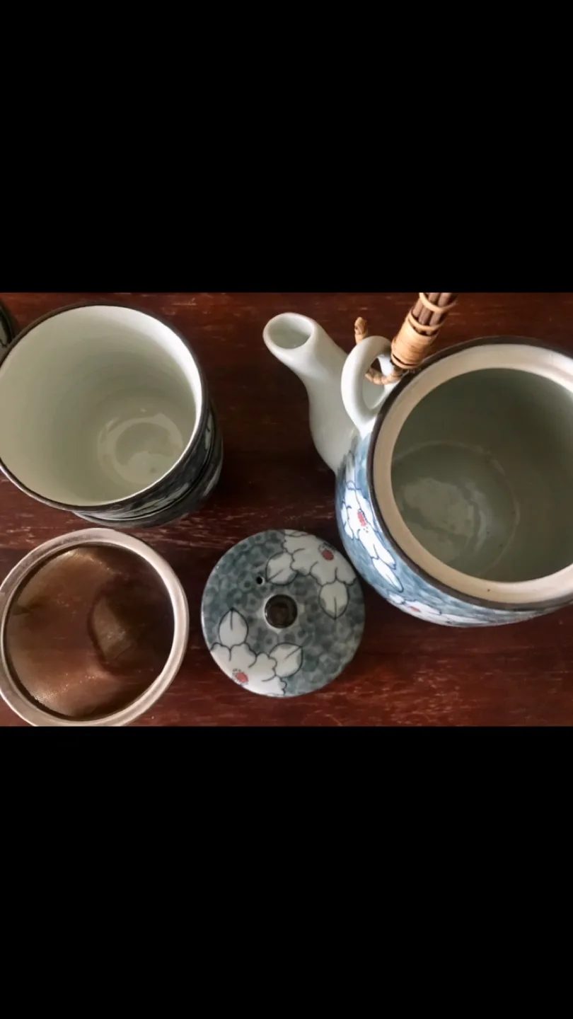 Gorgeous Tea Set with box - Japanese Cherry Blossom Design image indicator(2)