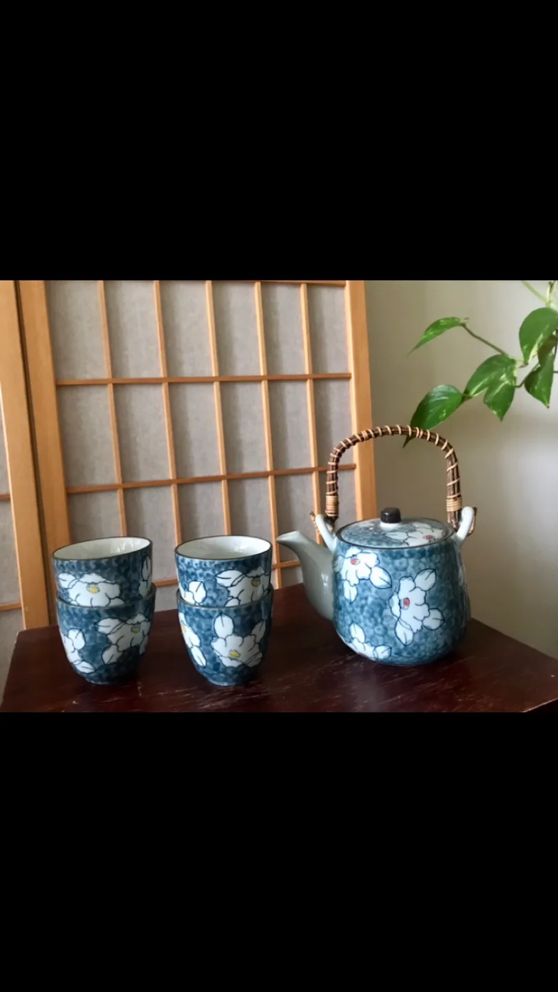 Gorgeous Tea Set with box - Japanese Cherry Blossom Design image indicator(6)