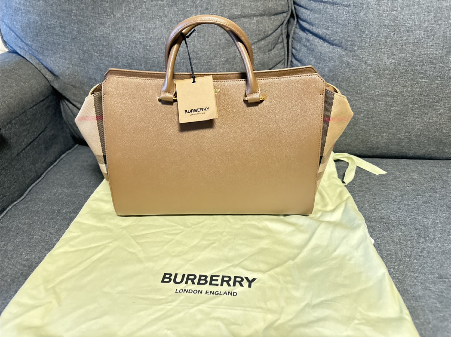 Burberry Banner Leather Satchel Bag - photo 3