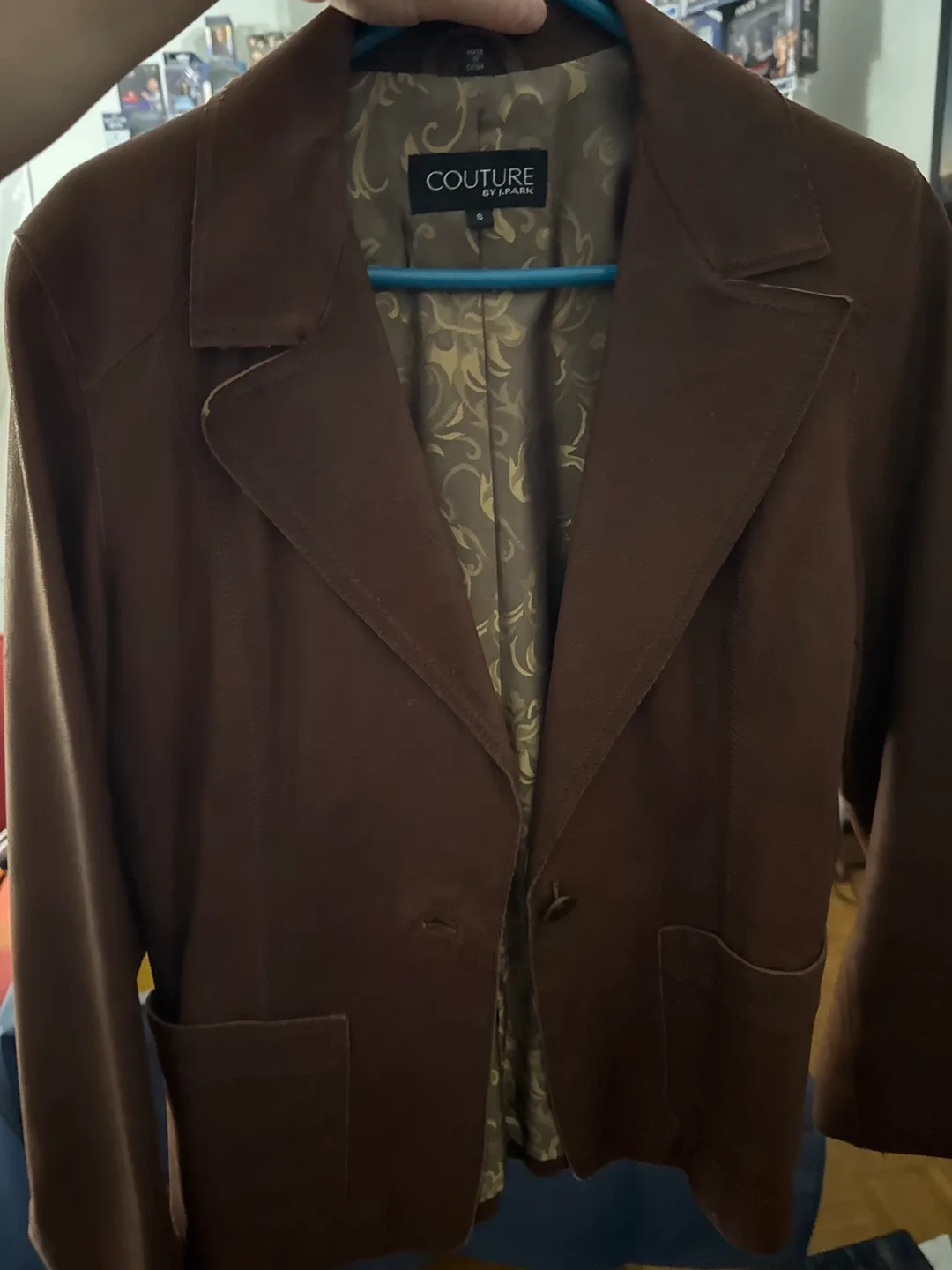 Couture by J. Park Brown Blazer - Size S thumbnail