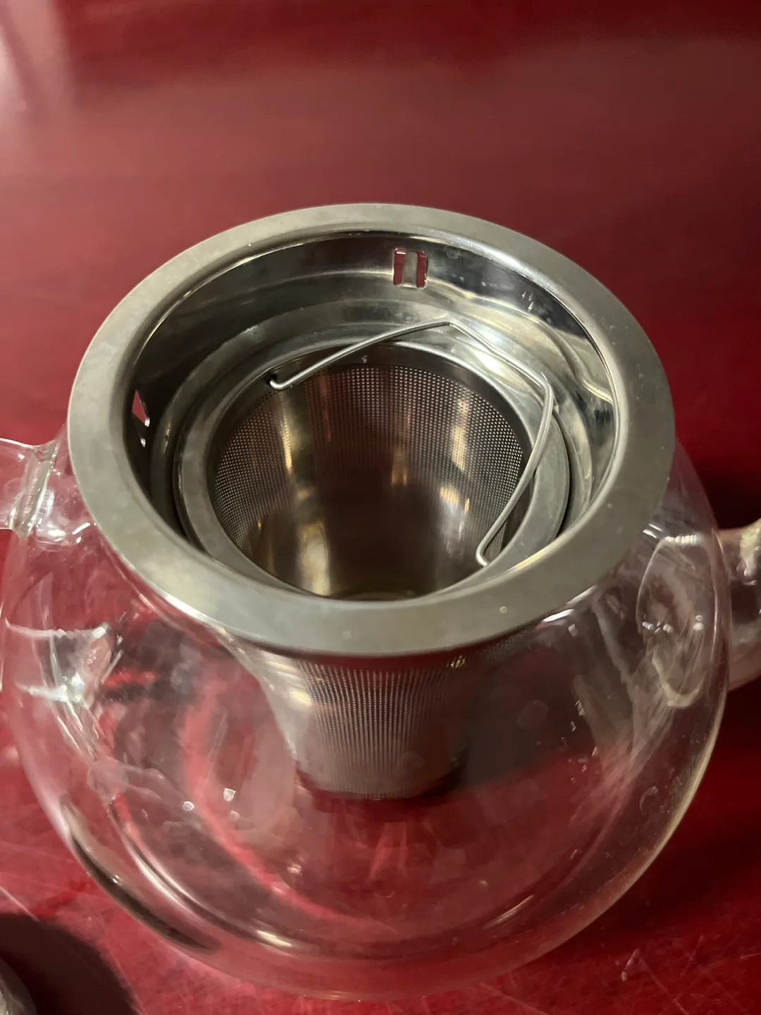 Glass Teapot with Stainless Steel Infuser image indicator(2)