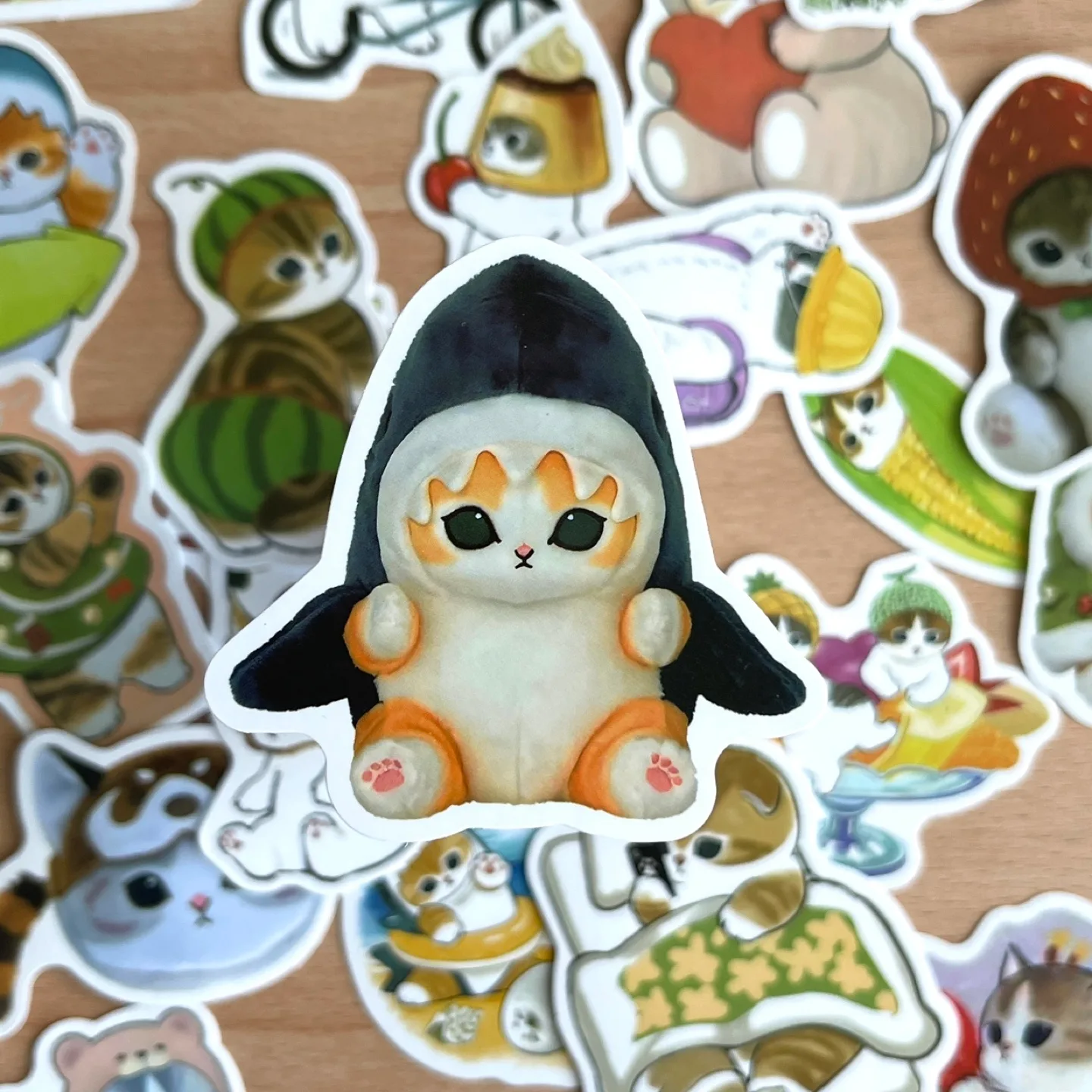 Pack of 46 Cute Mofusand Cats Stickers AC1 image indicator(4)