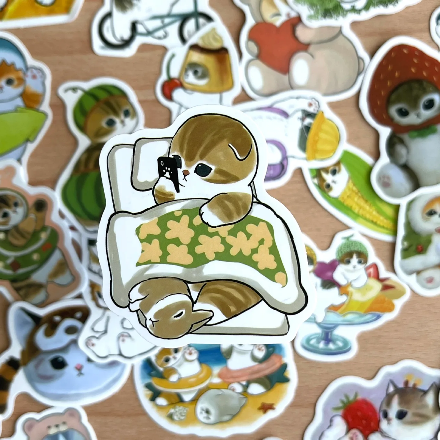 Pack of 46 Cute Mofusand Cats Stickers AC1 image indicator(3)