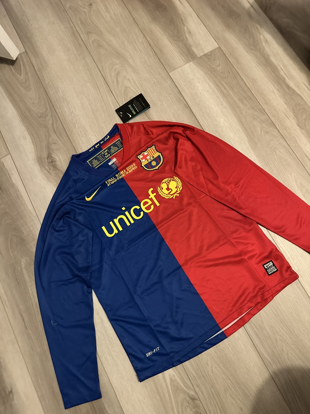 Barcelona 2009 Long Sleeve Jersey nike retro - photo 2