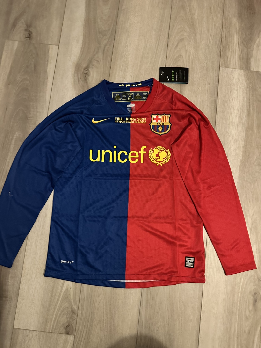 Barcelona 2009 Long Sleeve Jersey nike retro - photo 3