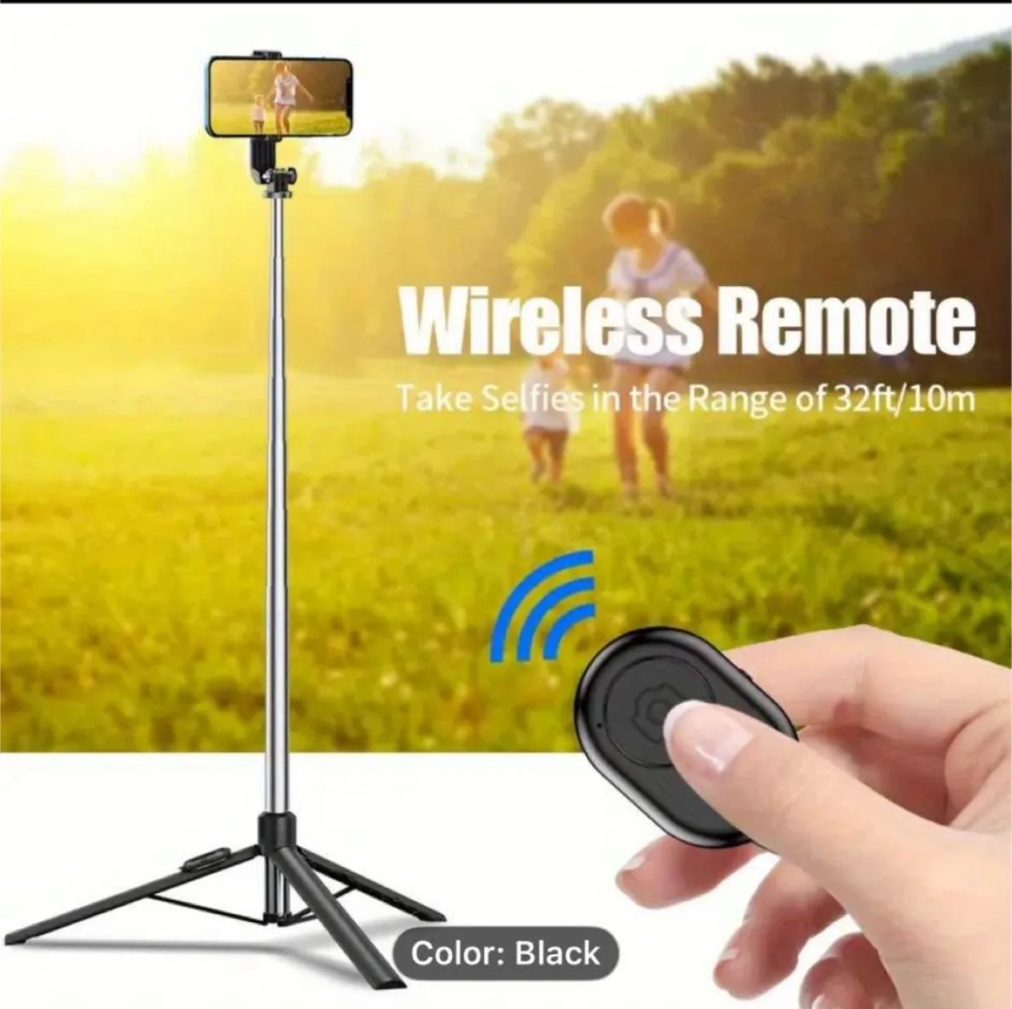 70-Inch Extendable Selfie Stick Tripod image indicator(6)