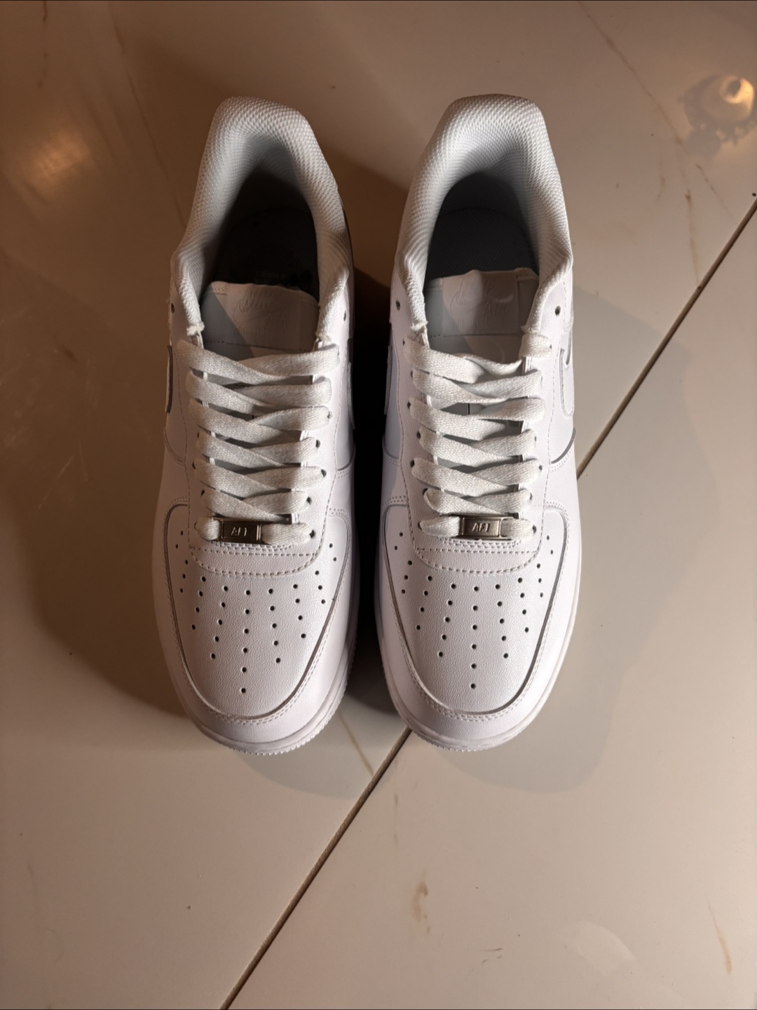 Nike Air Force 1s (White) - photo 3