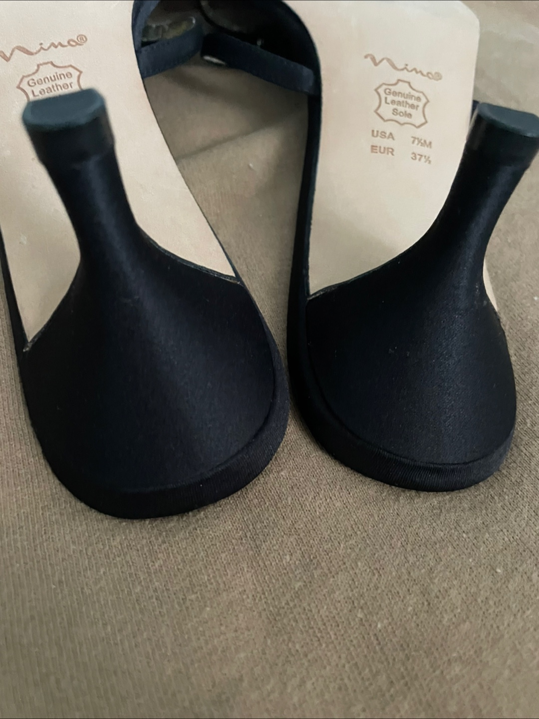 Super cute vintage kitten heels. Mint - photo 4