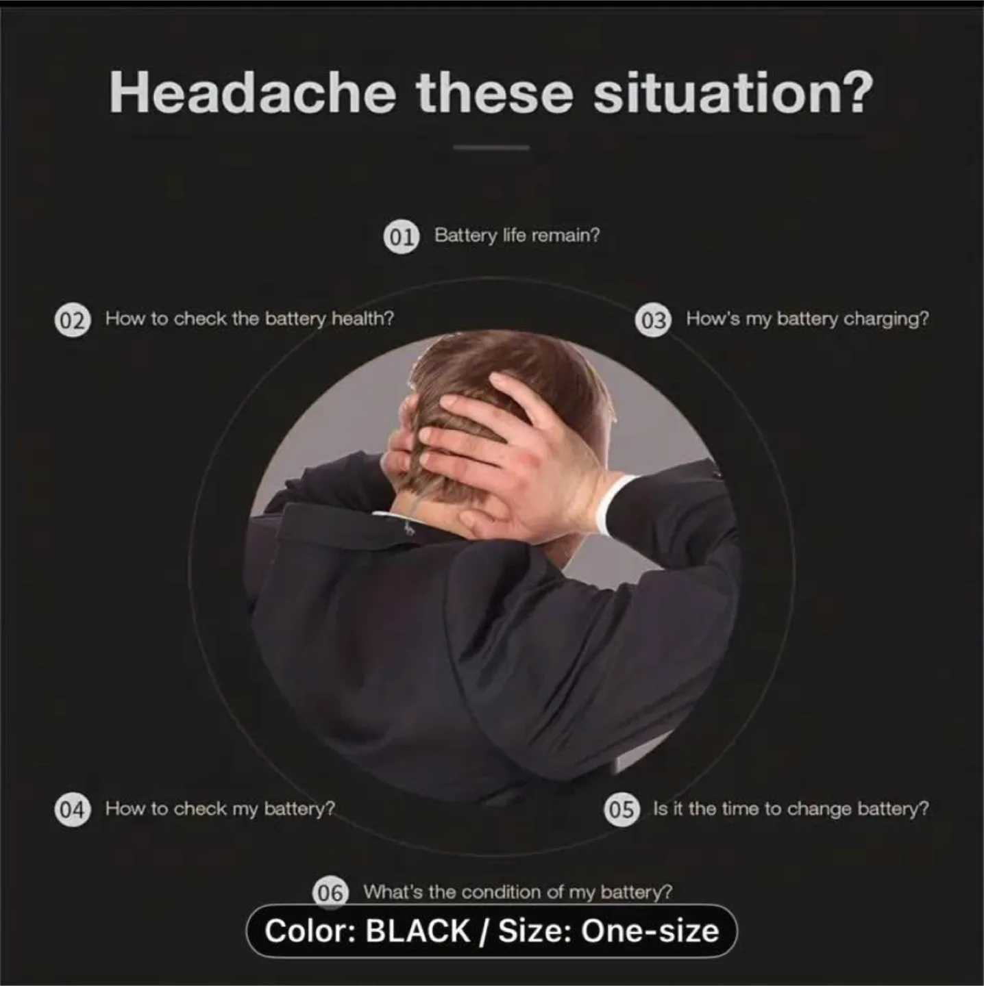 BM310 12V Digital Battery & Alternator Tester for Cars, Trucks image indicator(4)