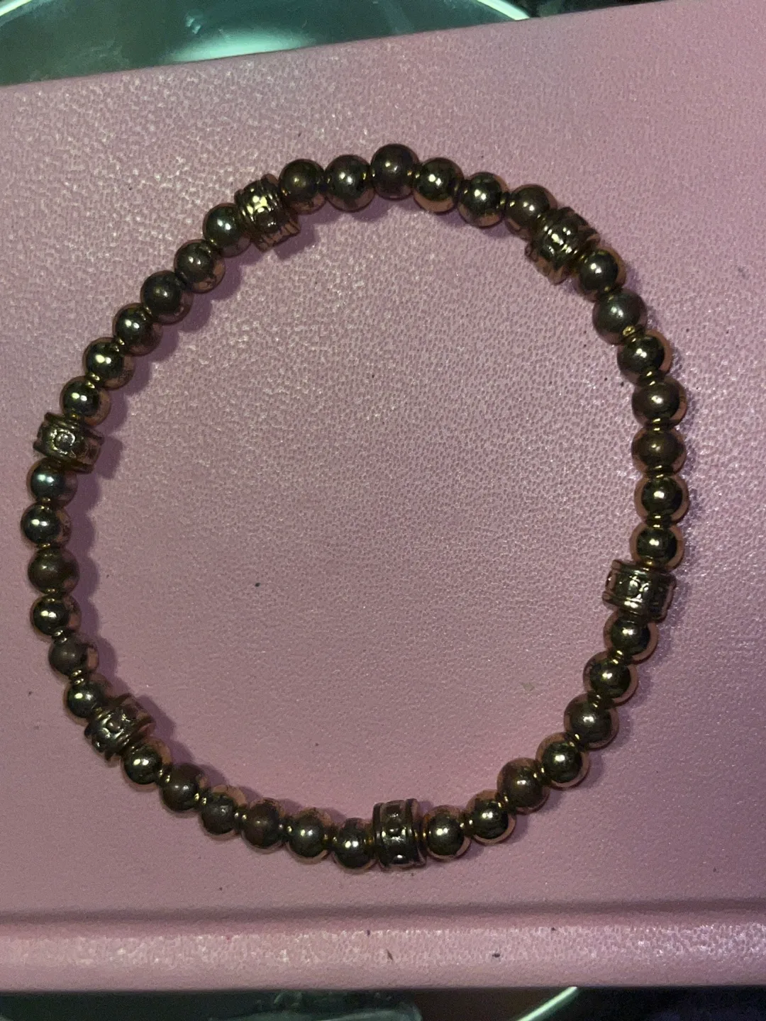 Gold Beaded Bracelet image indicator(4)