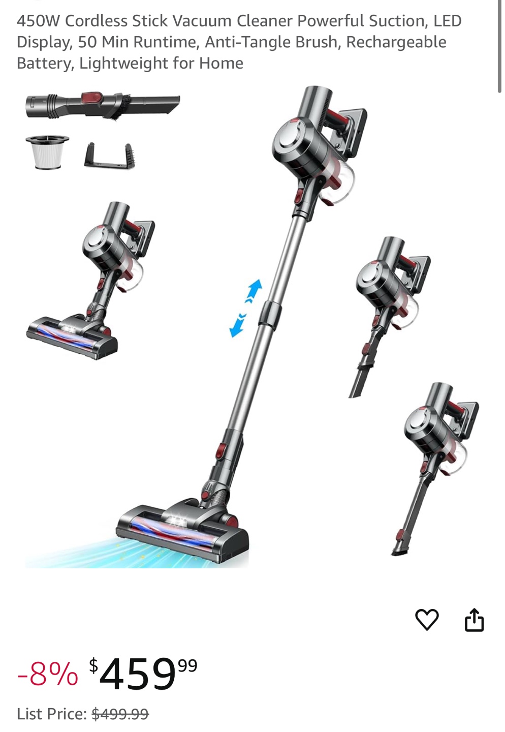 Brand New Dyson Style Cordless Stick Vacuum (Unopened Box)