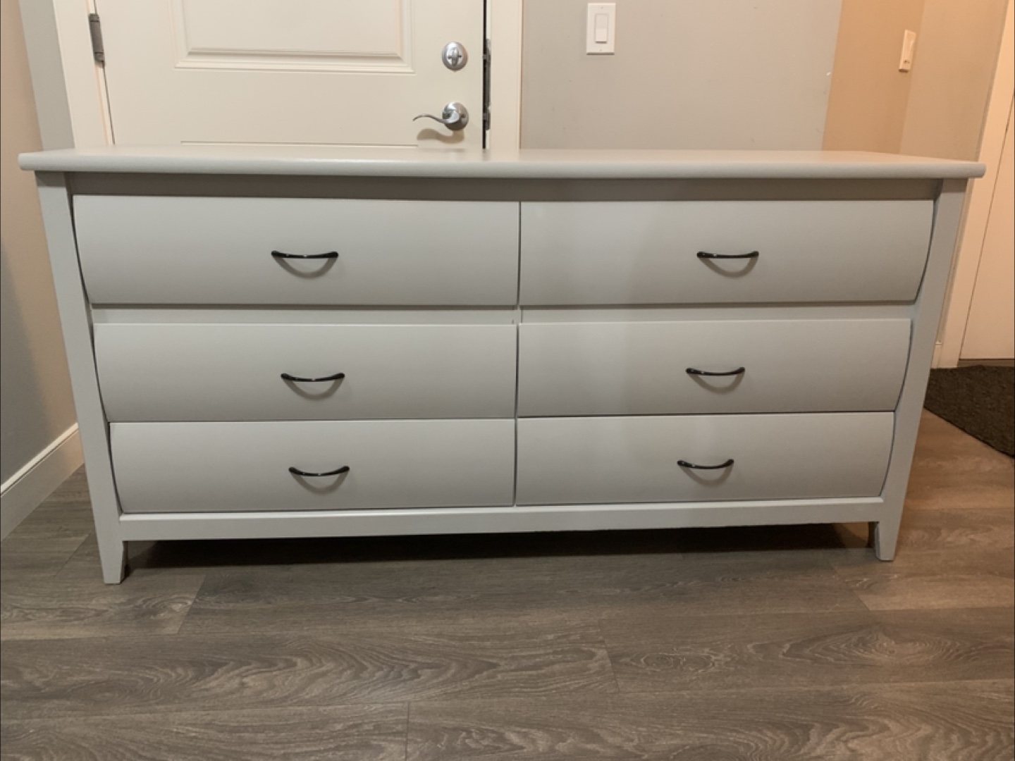 Grey 6-Drawer Dresser