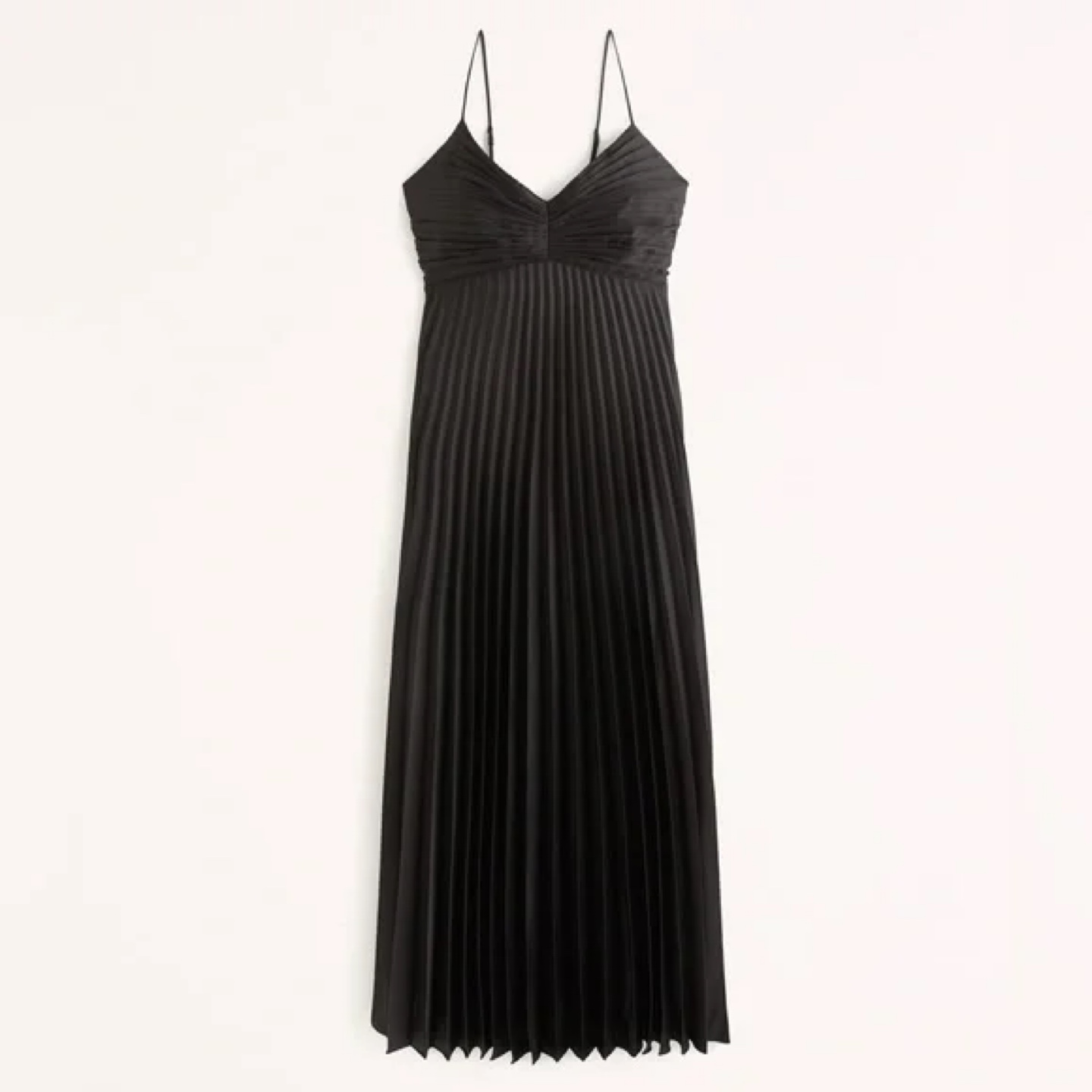 Abercrombie & Fitch Giselle Black Pleated Maxi Dress - photo 2