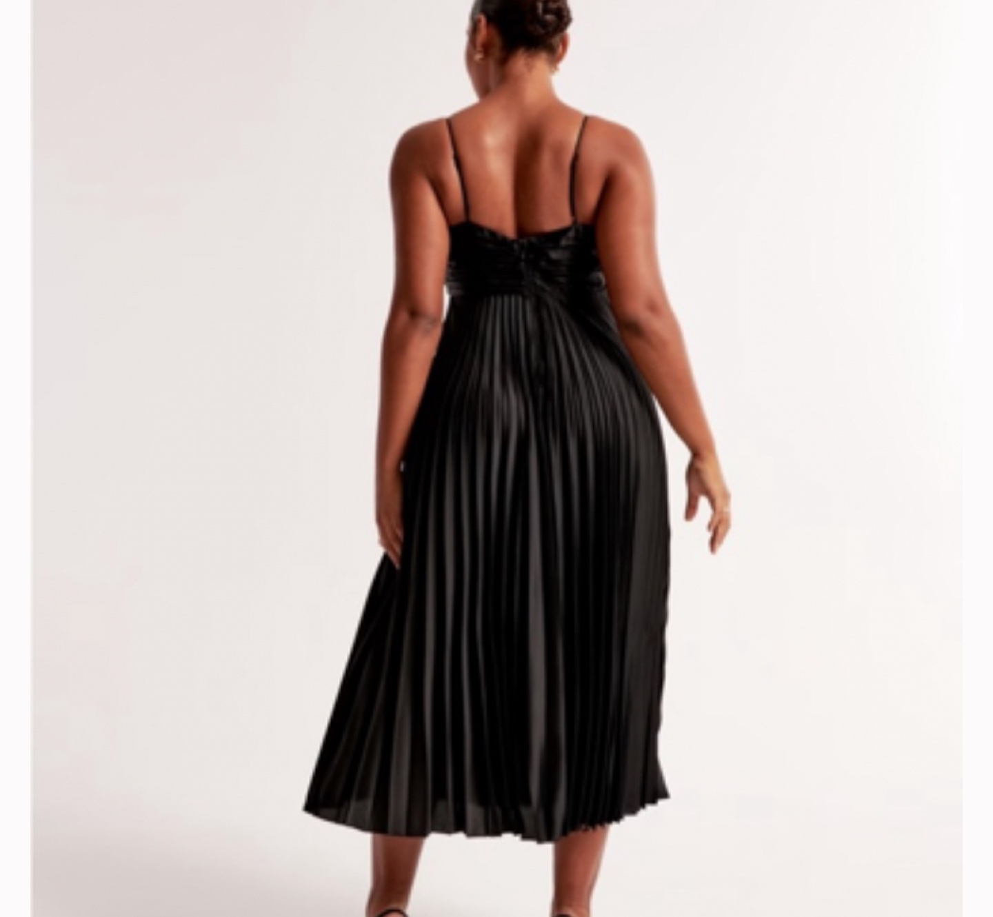 Abercrombie & Fitch Giselle Black Pleated Maxi Dress - photo 3