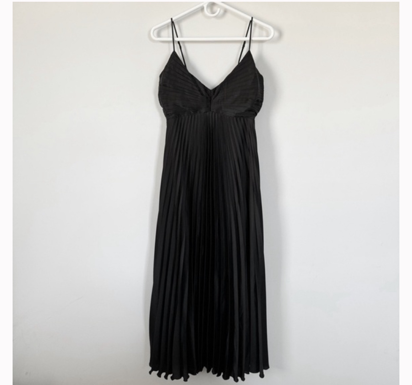 Abercrombie & Fitch Giselle Black Pleated Maxi Dress - photo 4