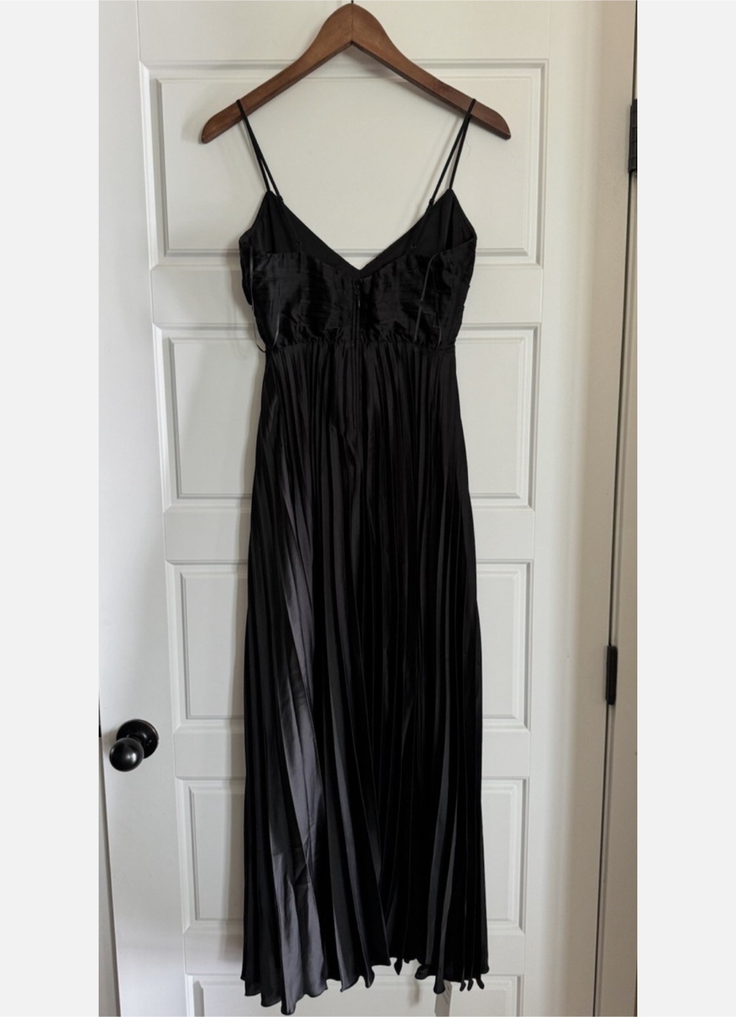 Abercrombie & Fitch Giselle Black Pleated Maxi Dress - photo 5
