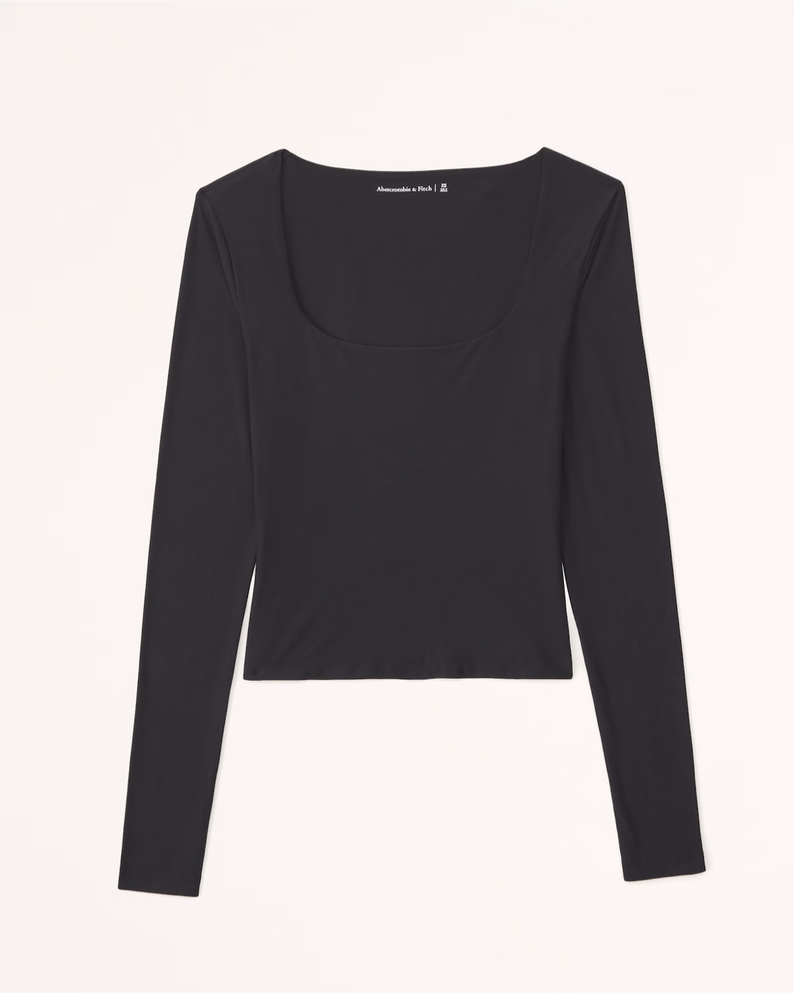 Abercrombie & Fitch Soft Matte Seamless Long Sleeve Top - M