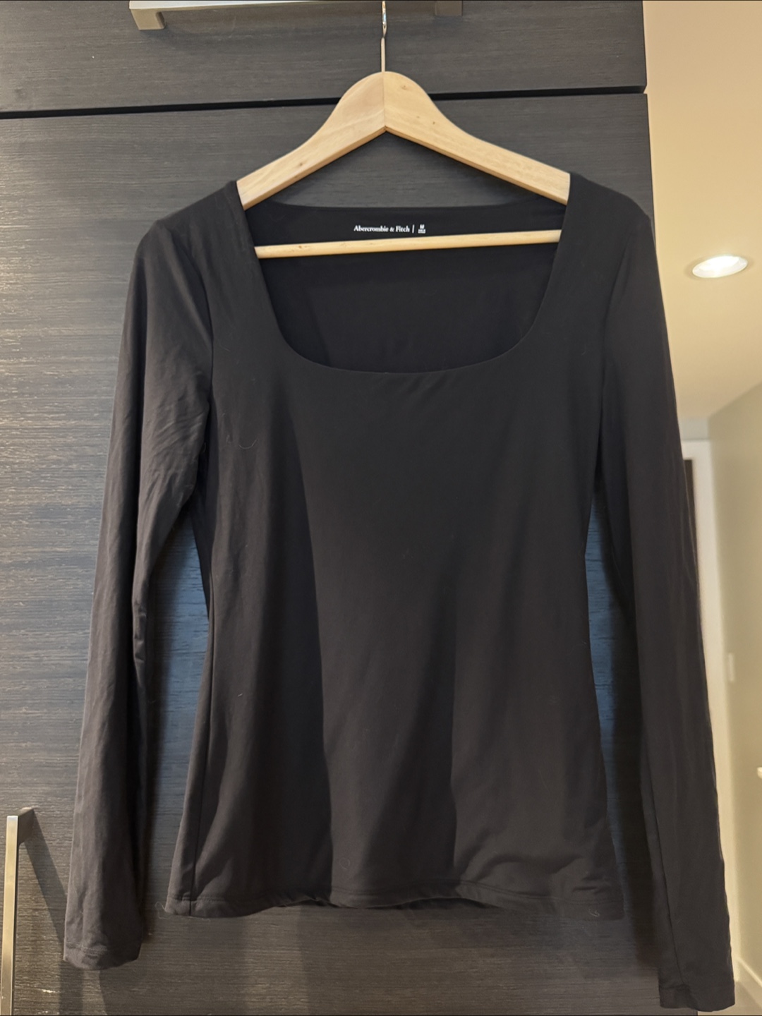 Abercrombie & Fitch Soft Matte Seamless Long Sleeve Top - M - photo 2