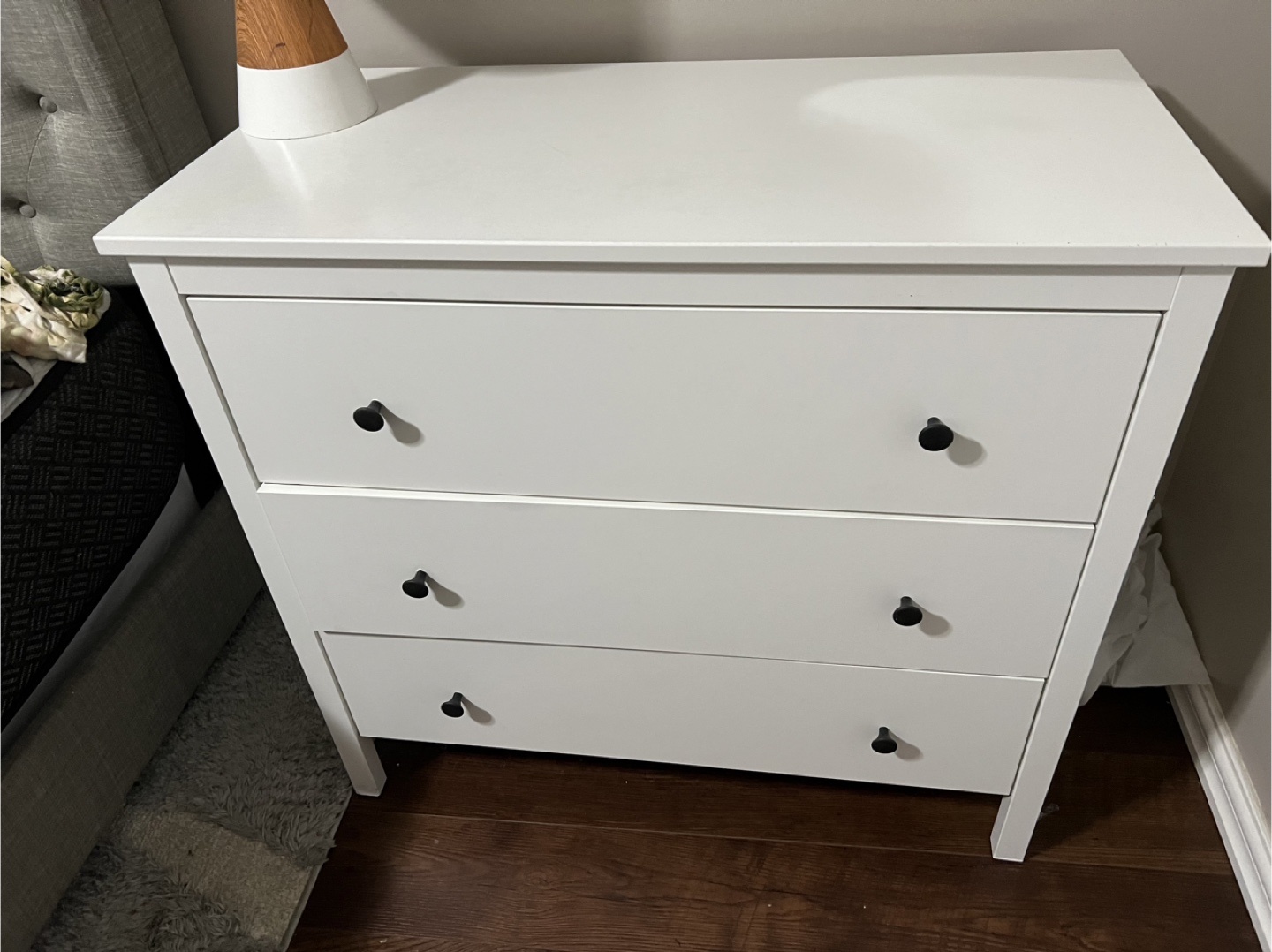 IKEA Hemnes 3-Drawer Dresser - White - photo 2