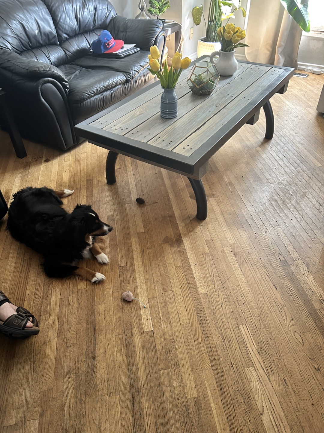Rustic Wood Coffee Table - photo 4