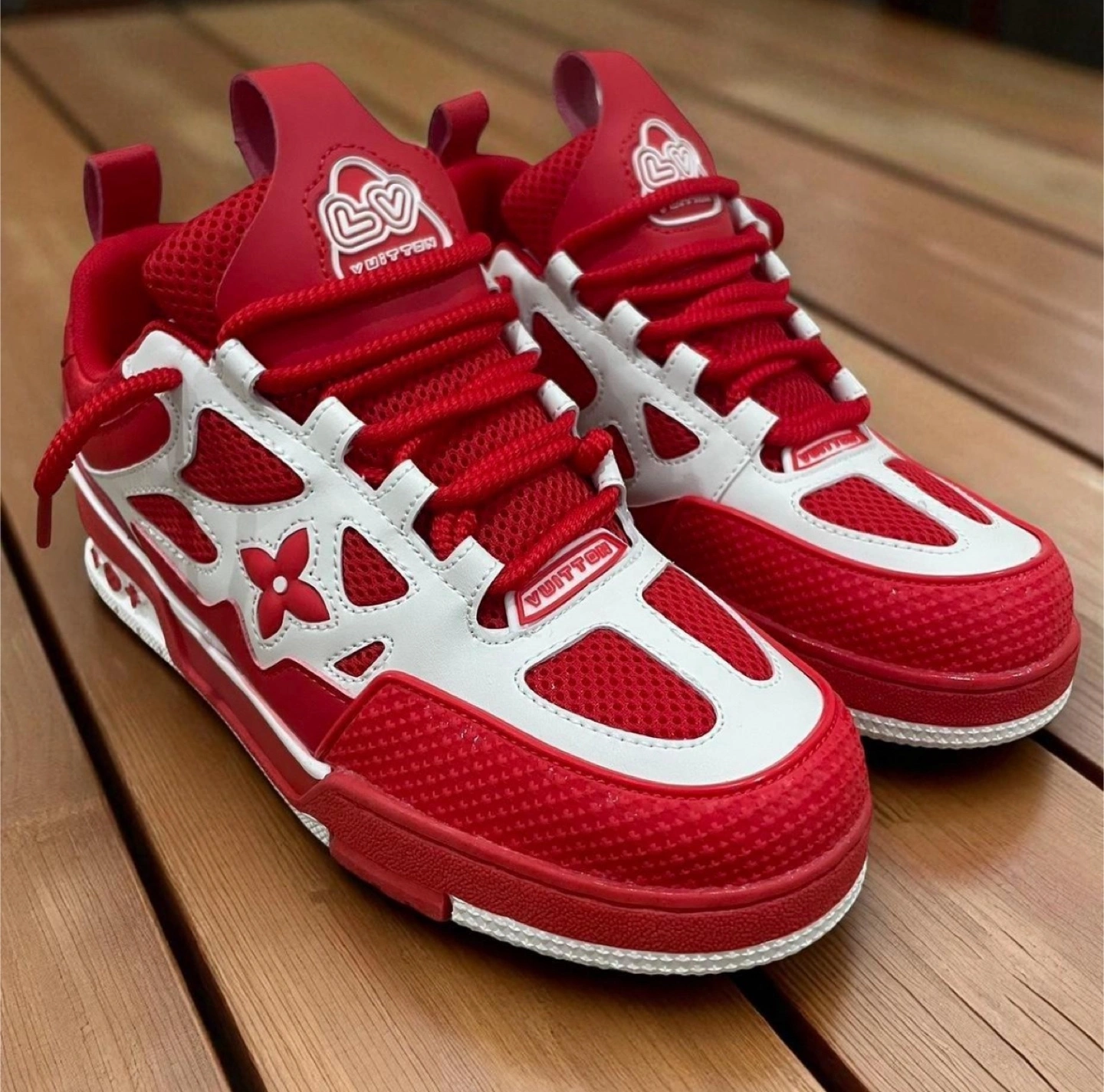 Louis Vuitton Skates Red (Size 9) Karrot