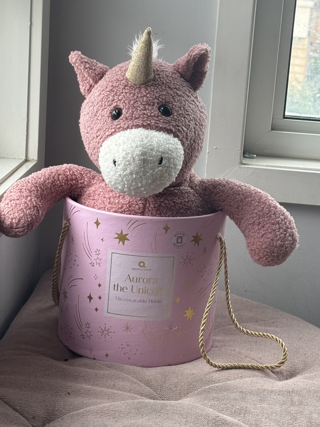 Aroma Home Aurora the Unicorn Microwavable NWT Hottie