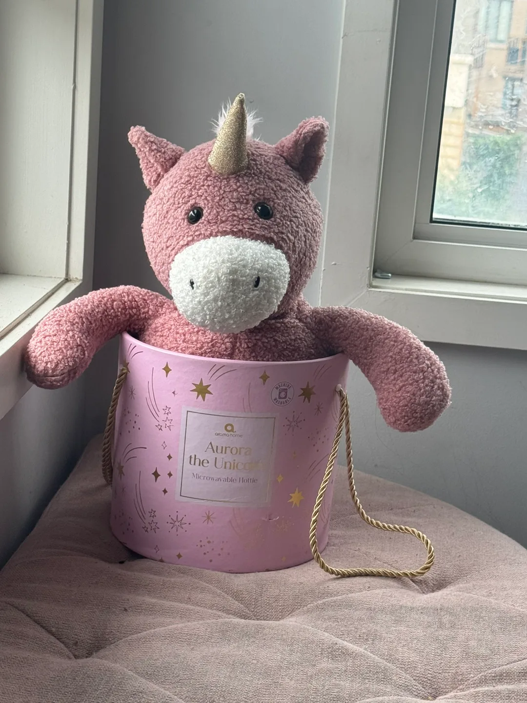 Aroma Home Aurora the Unicorn Microwavable NWT Hottie image indicator(2)