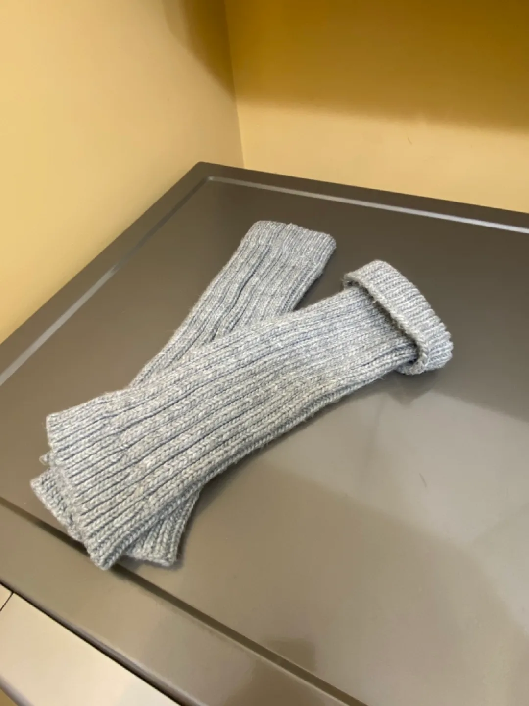 Grey Knit Leg Warmers image indicator(2)