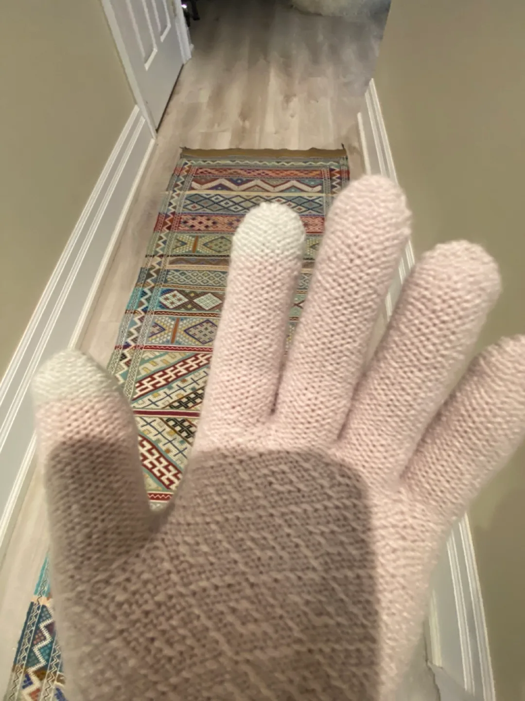 Light Pink Touchscreen Gloves image indicator(4)