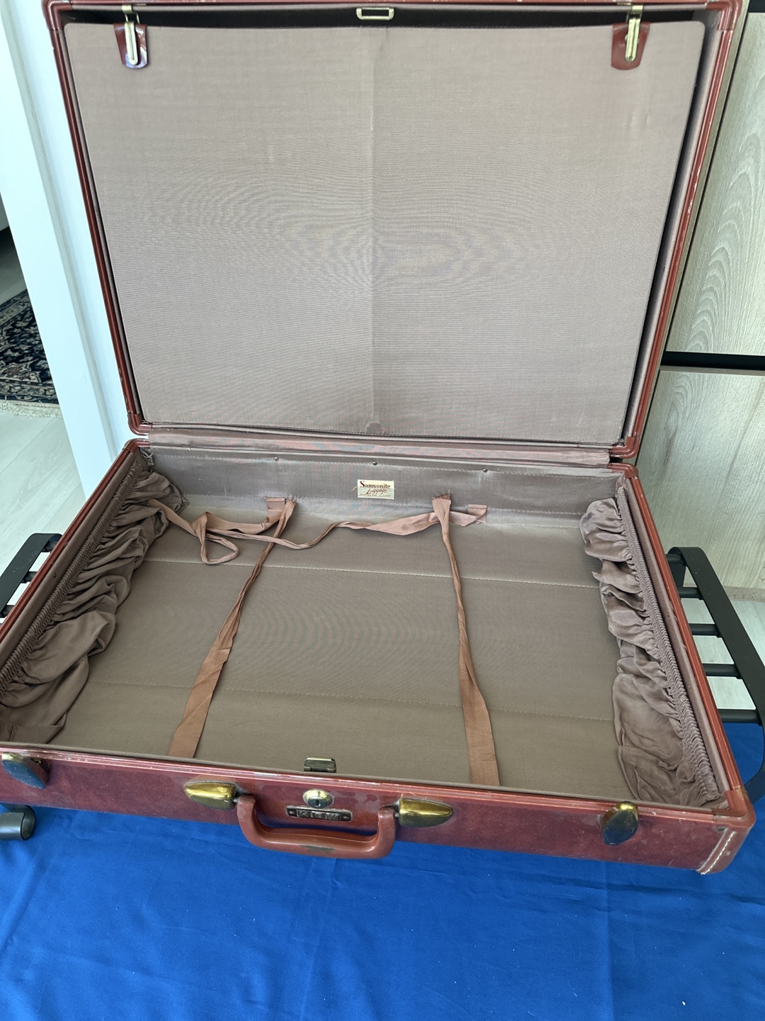 Samsonite Vintage Suitcase - Maroon - photo 3