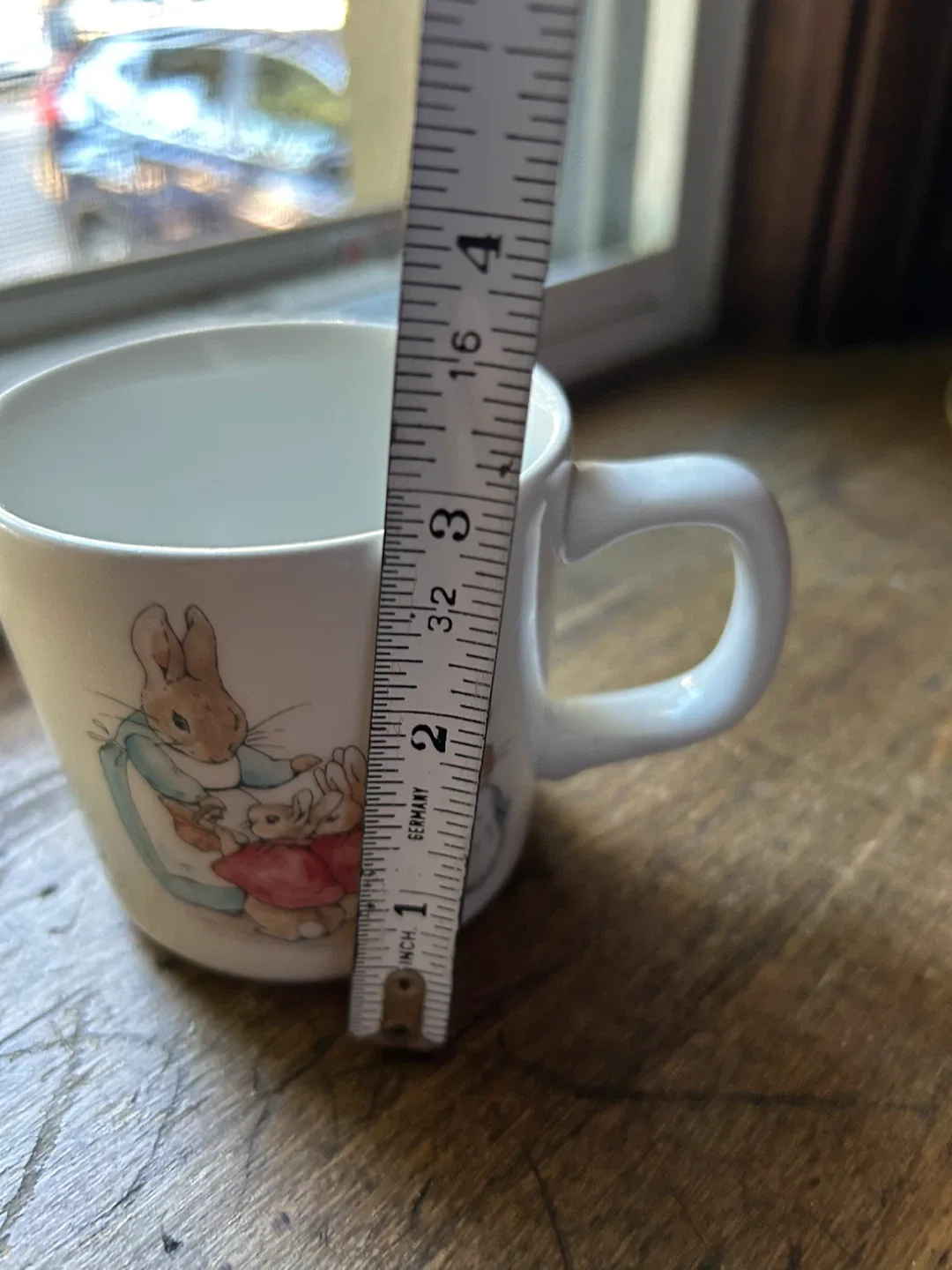 $4 Wedgwood Peter Rabbit Beatrix Potter 3” Cup mug England image indicator(7)