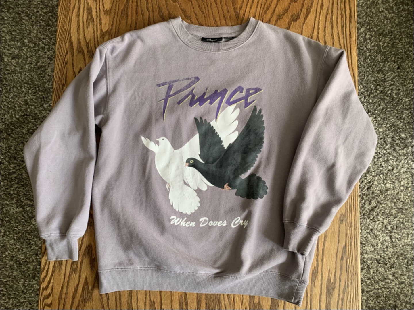 Prince 'When Doves Cry' Sweatshirt - Size M
