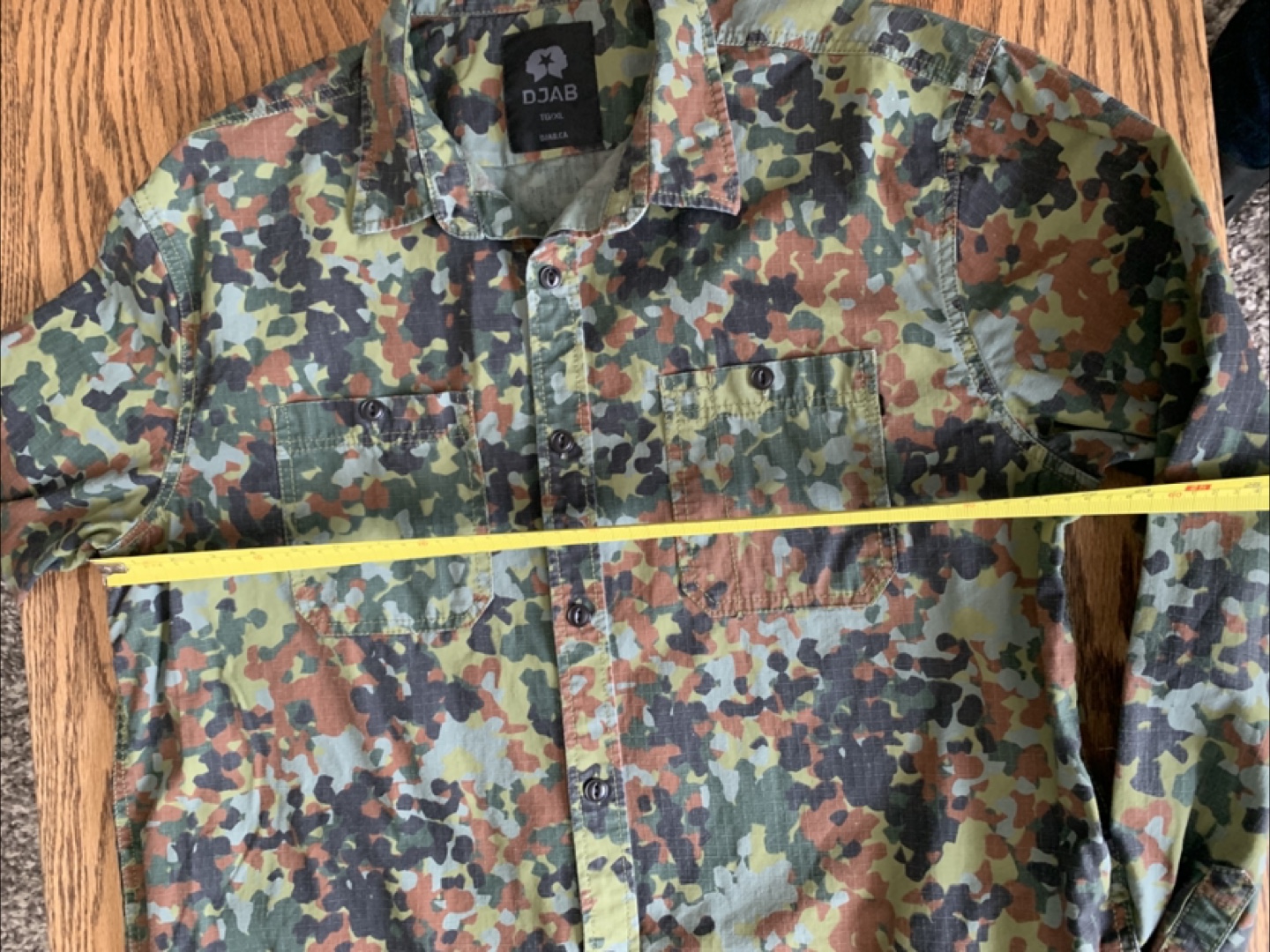 DJAB Camo Button Up Shirt XL - photo 5