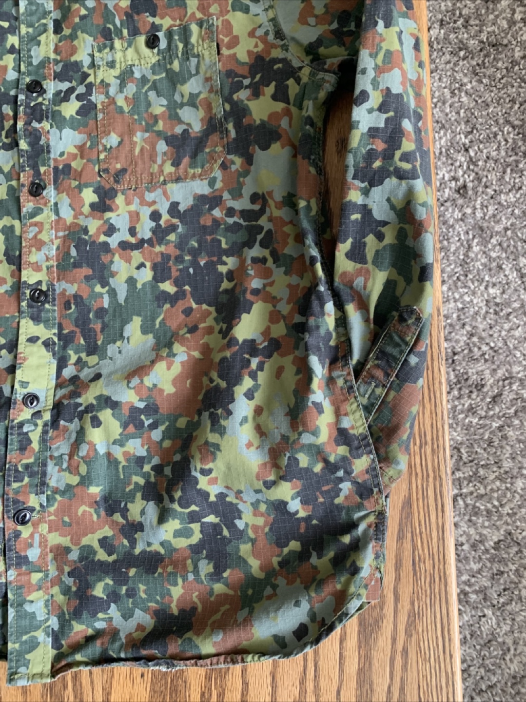 DJAB Camo Button Up Shirt XL - photo 2