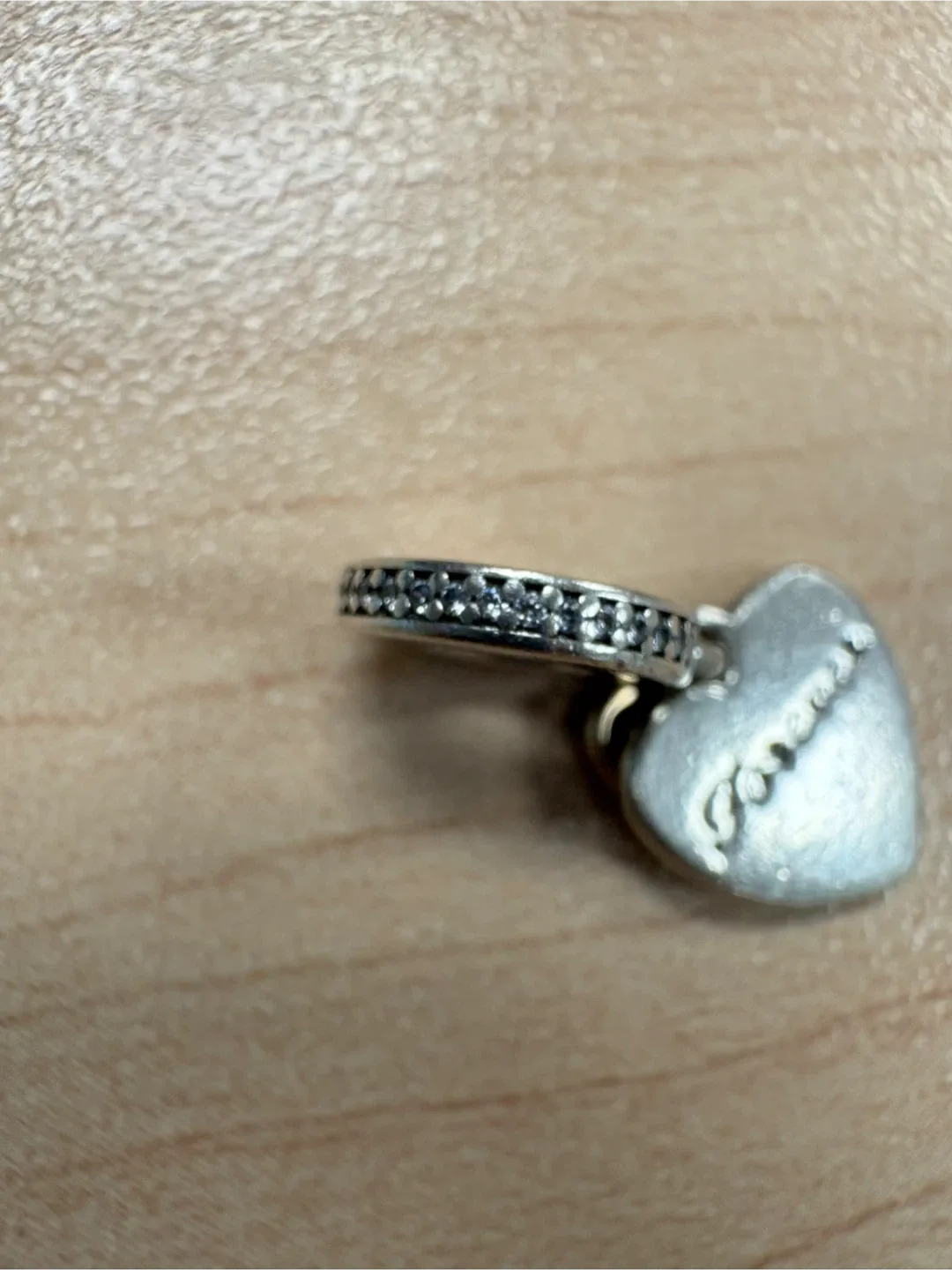 PANDORA! I Love You Forever Heart Dangle Charm image indicator(3)