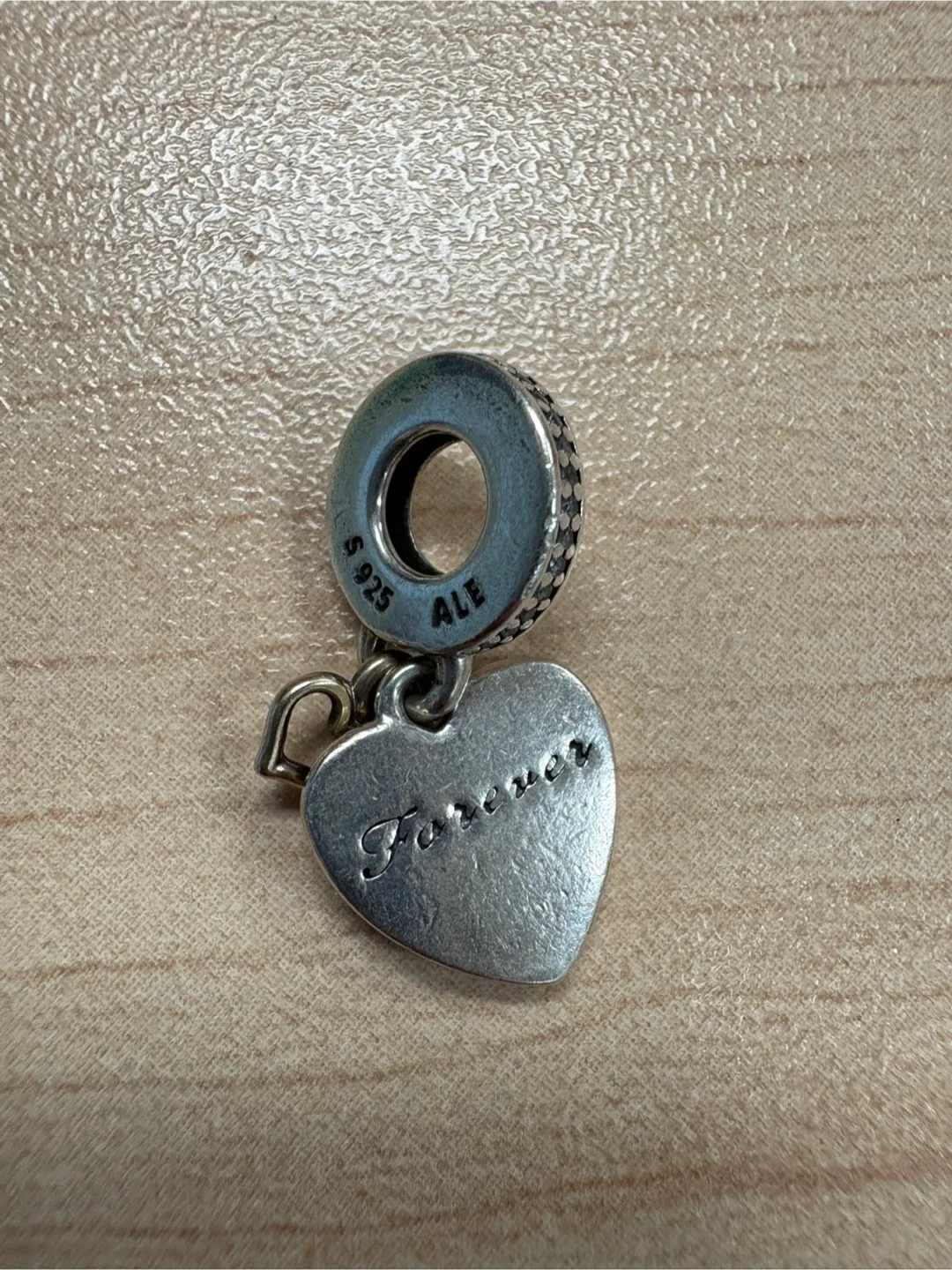 PANDORA! I Love You Forever Heart Dangle Charm image indicator(2)