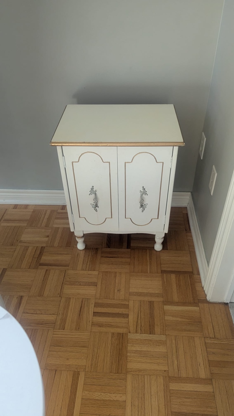 Vintage White Dresser & Nightstand Set