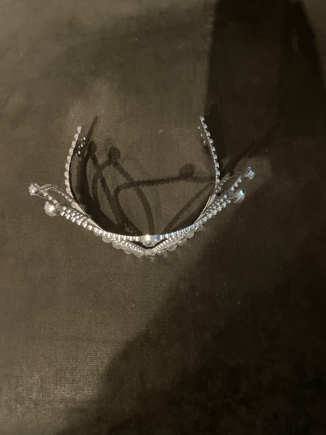 Silver Rhinestone Tiara - photo 4