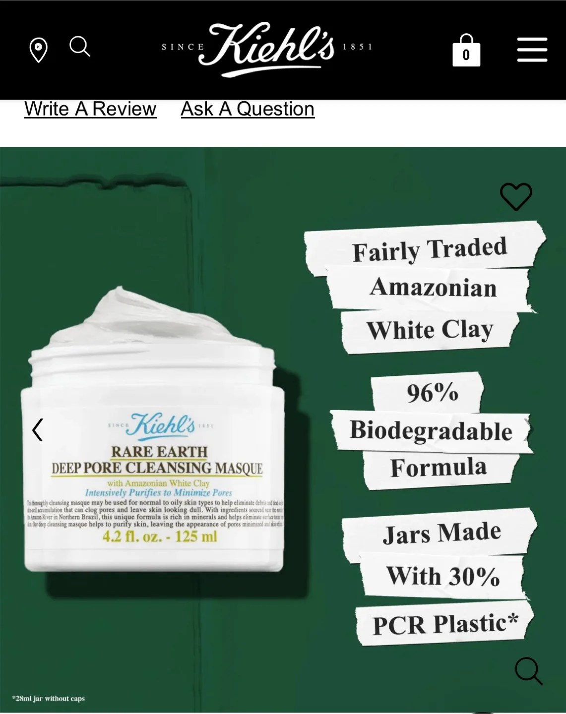 Kiehl's Rare Earth Deep Pore Cleansing Masque image indicator(3)