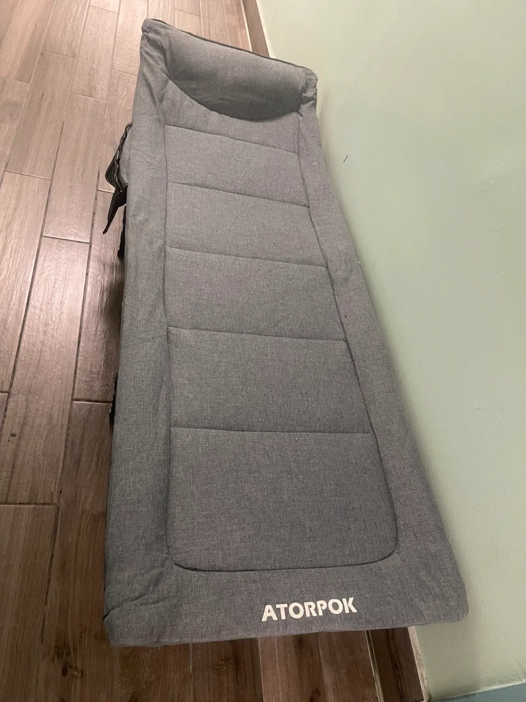 Atorpok Folding Camping Cot - Grey image indicator(5)