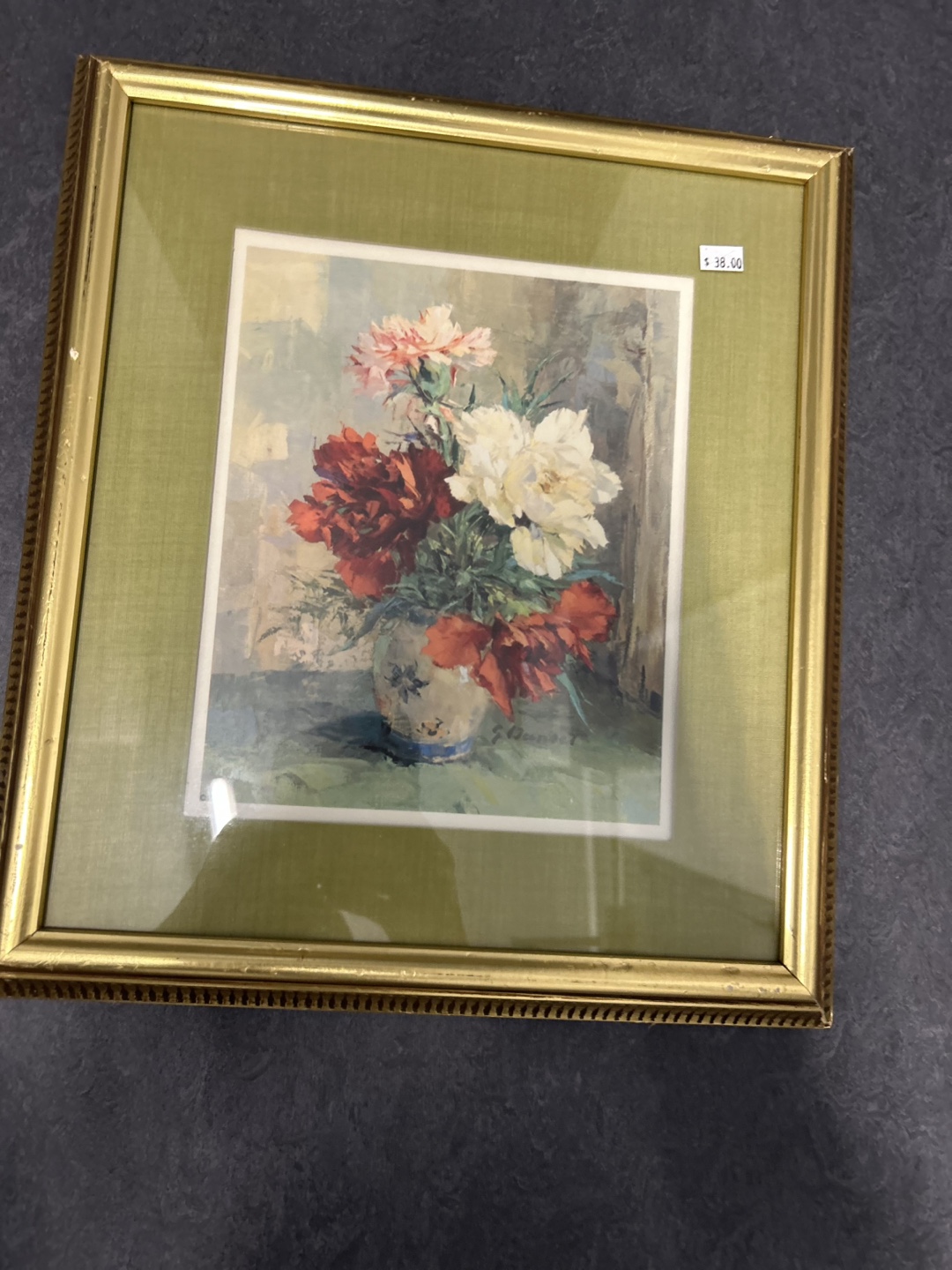 Framed Floral Print Art - photo 3
