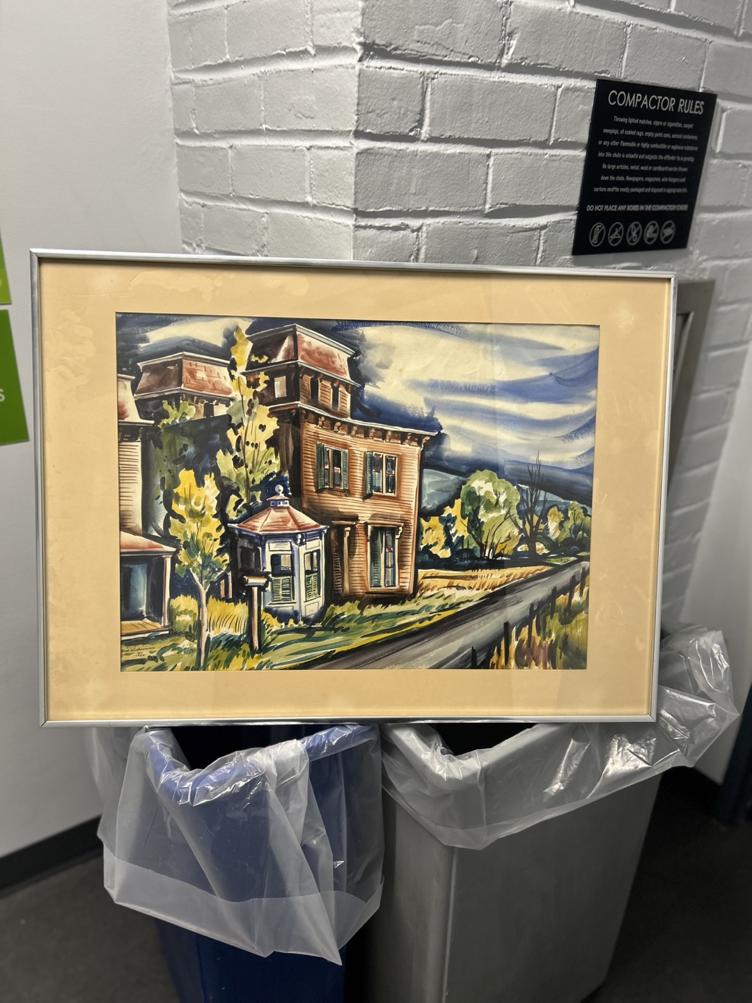 Framed Floral Print Art