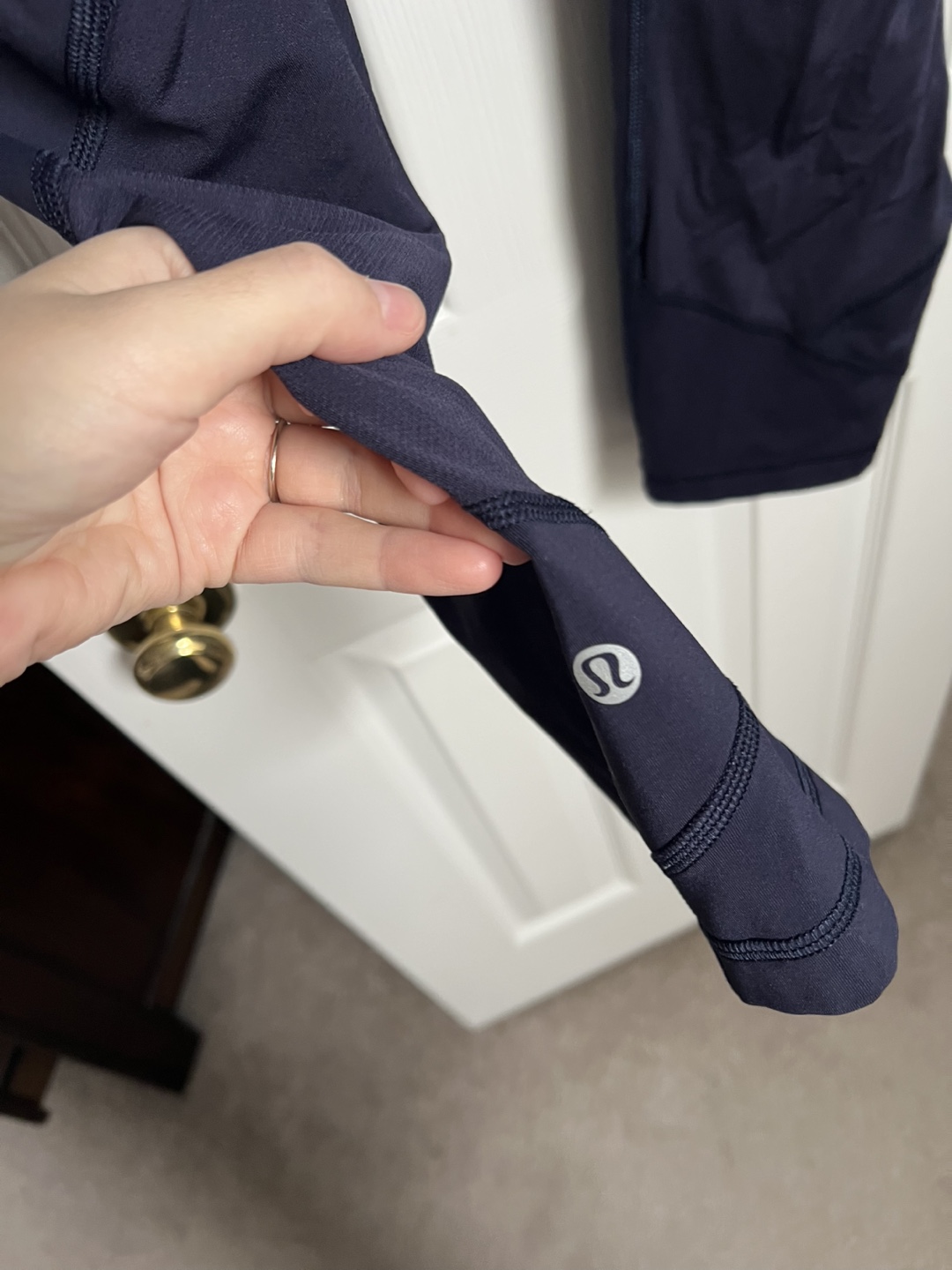 Lululemon Navy Leggings - Size 10 - photo 3