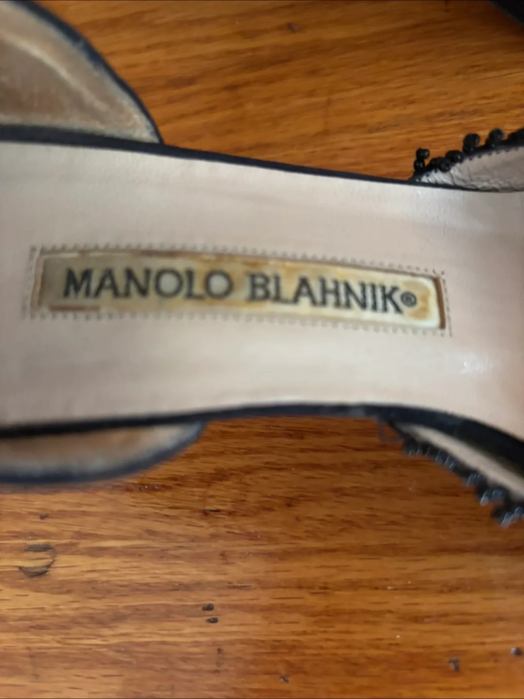 Manolo Blahnik Signature Kitten Heels size 6 .5 (36 1/2) image indicator(3)