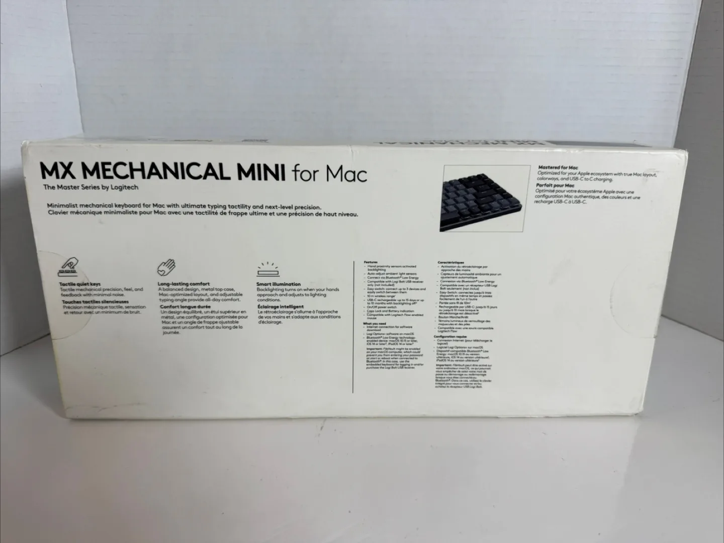 Logitech MX Mechanical Mini for Mac Wireless Keyboard image indicator(10)