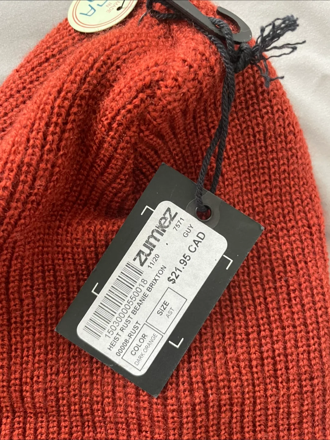 Beanie - Dark Orange thumbnail