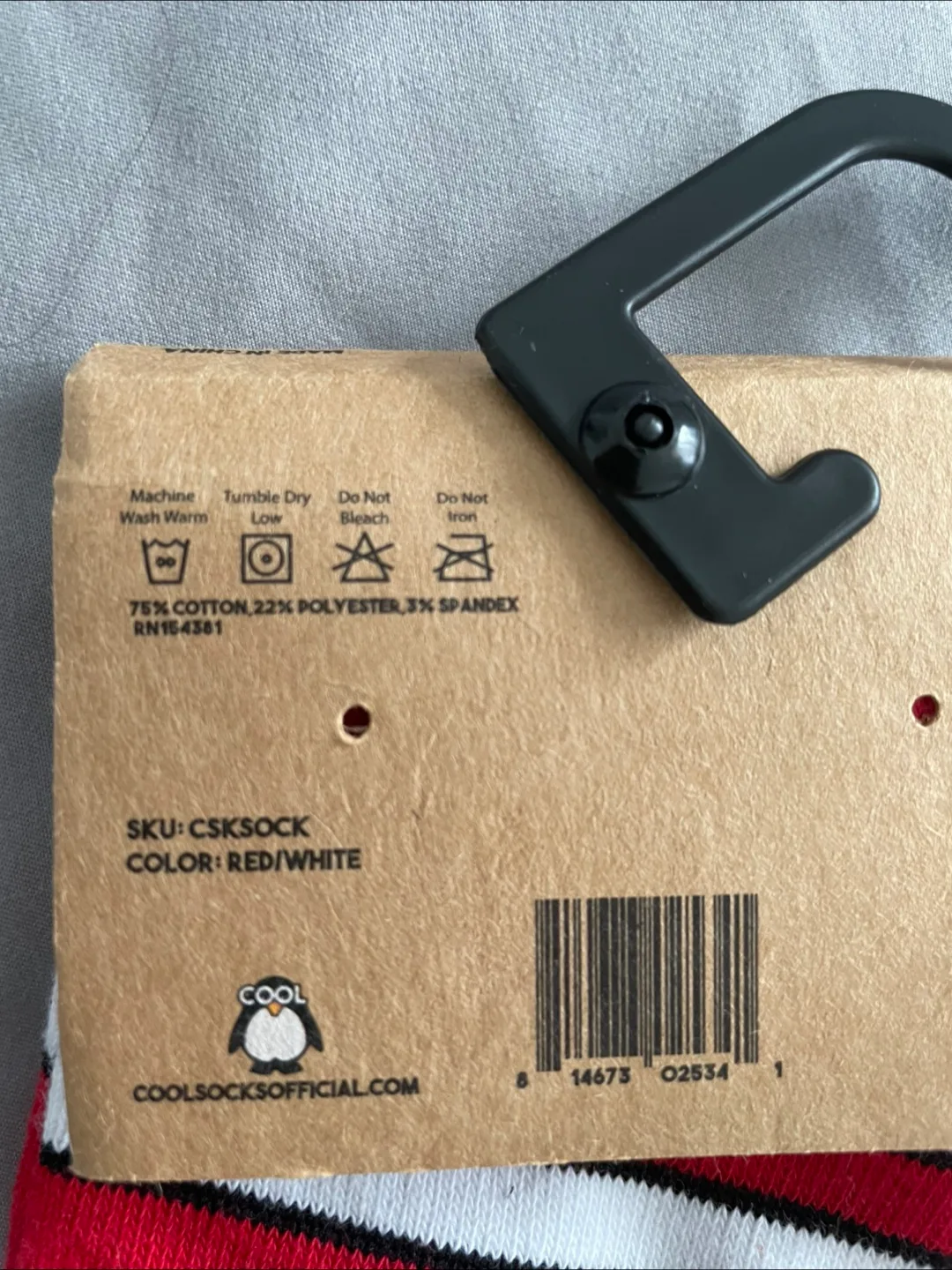 Cool Socks Crew Sock 1, Size 6-13 image indicator(4)