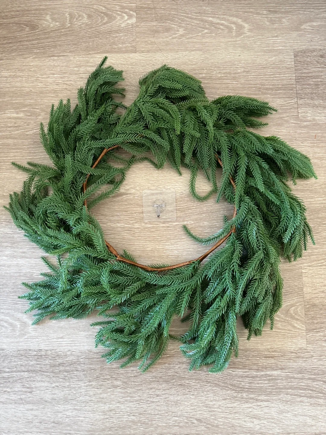 Real Touch Norfolk Pine Greenery Garland image indicator(4)