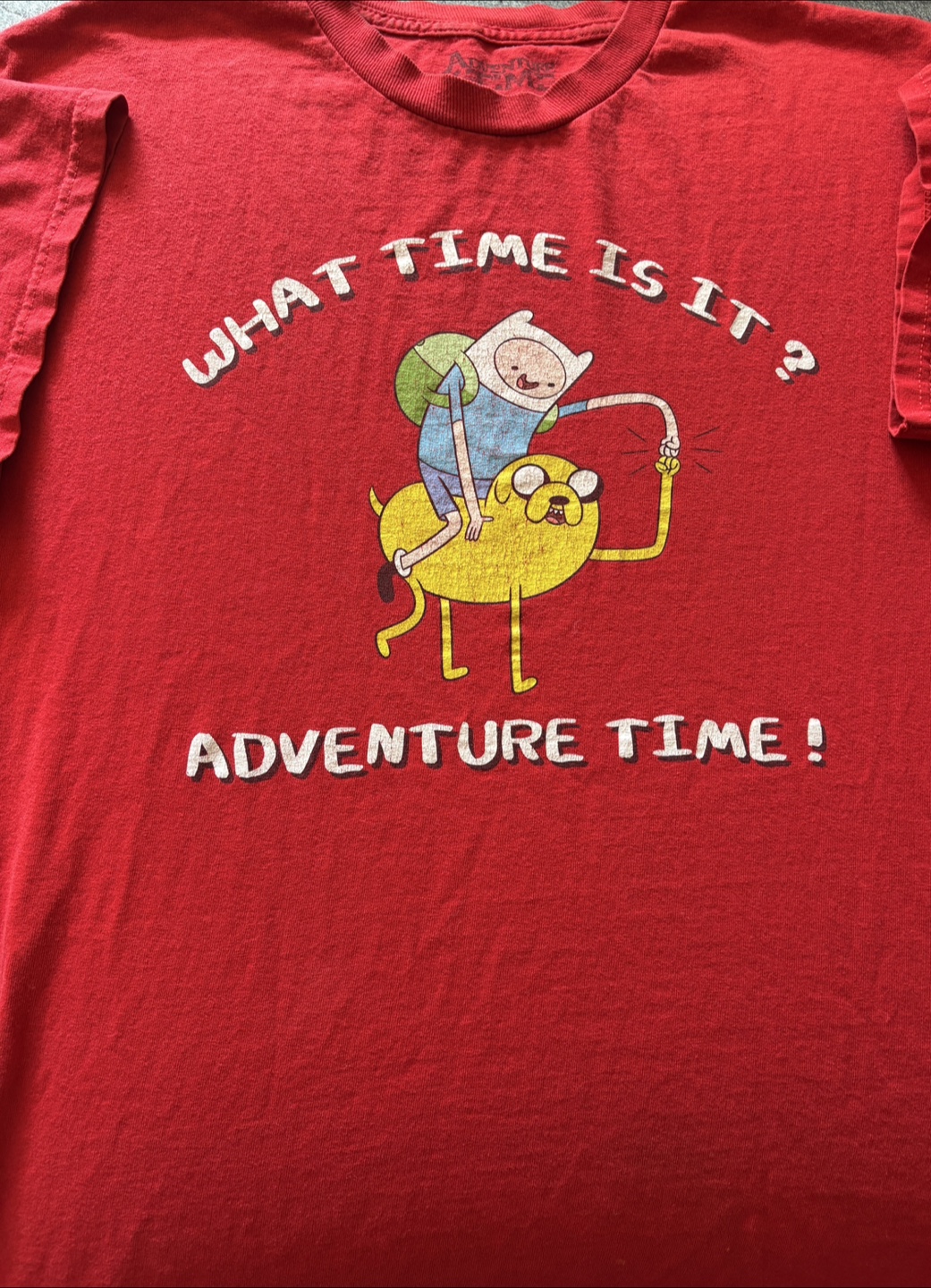 Adventure Time Red T-Shirt - Size L - photo 2