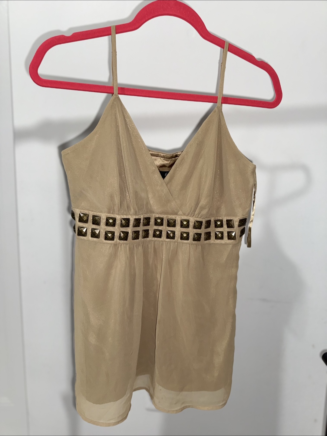 Tank Top with Studded Detail